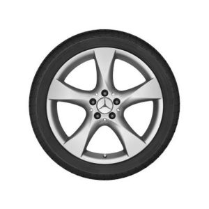33623-large_default.jpg Jante Mercedes 19 pouces CLS W218 8,5 J x 19 ET 34,5 - essieu avant- 5 branches argent titane