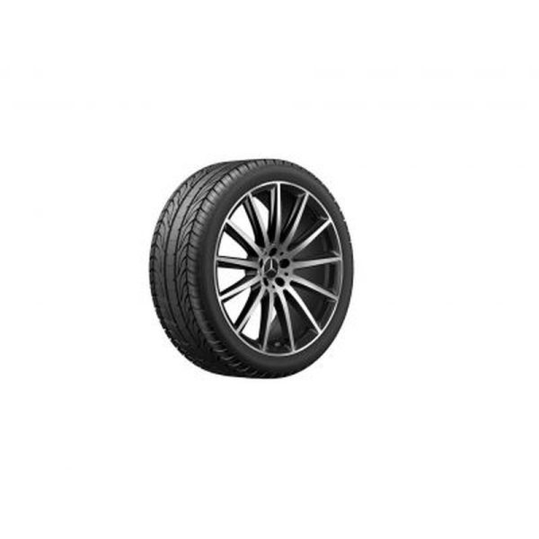 Jante AMG Mercedes 22 pouces GLS W167 - Essieu Avant - 9,5 J x 22 ET 45  multibranches Finition noir