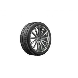 Jante AMG Mercedes 22 pouces GLS W167 - Essieu Arrière 11,5 J x 22 ET 47  multibranches Finition naturel brillant