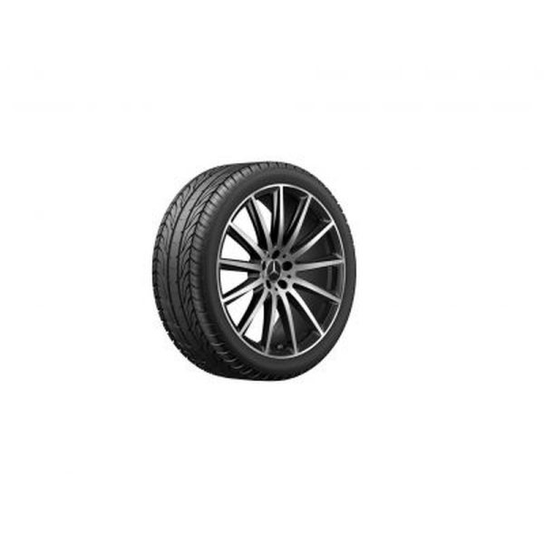 33868-large_default.jpg Jante AMG Mercedes 22 pouces GLS W167 - Essieu Arrière - 11,5 J x 22 ET 47 - multibranches Finition naturel brillant