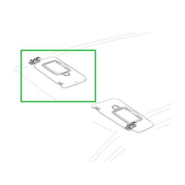 Pare-soleil DROIT PASSAGER CLA W118 Mercedes-Benz
