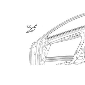 Cache Porte Conducteur Gauche Triangle Classe A W177 Mercedes-Benz