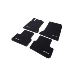 34536-large_default.jpg Jeu 4 Tapis en Velours AMG Line Noir CLA W117 Mercedes-Benz