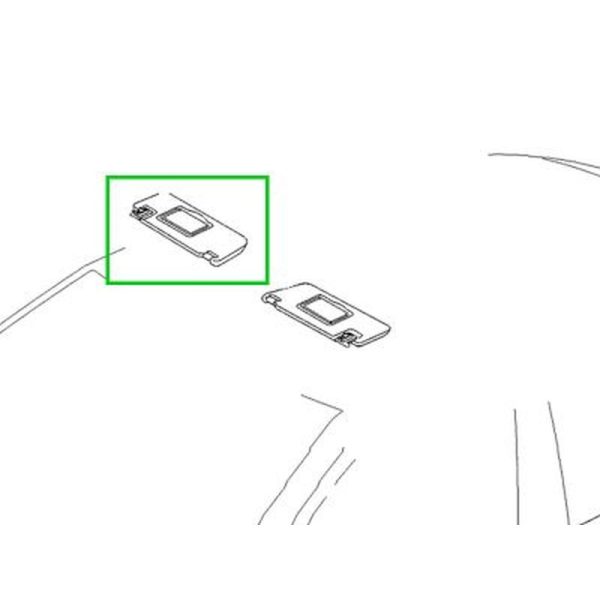 34565-large_default.jpg Pare-soleil DROIT PASSAGER Classe E W211 Mercedes-Benz
