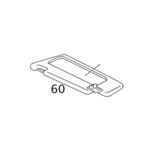 36546-large_default.jpg Pare-soleil GAUCHE CONDUCTEUR Classe SL W230 Mercedes-Benz