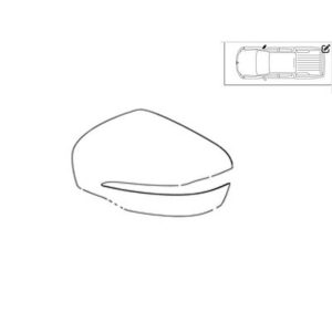 Coque Rétroviseur Droit Passager GLA W247 Mercedes-Benz