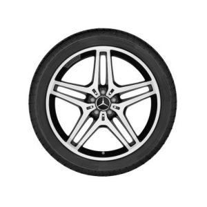 Jante AMG Mercedes 21 pouces - GLE W167 - 9 J x 21 ET 53,5 - Coloris noir, Finition brillante