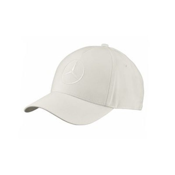 Casquette Écru 100 % coton (bio) Étoile Brodée Mercedes-Benz