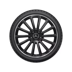Jante AMG Classe E W238 - Essieu Avant - 8 J x 20 pouces ET 43 multibranches noir