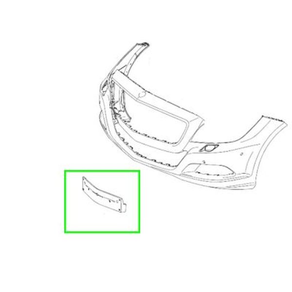 Support Plaque Mineralogique Immatriculation Avant Mercedes-AMG CLS W218