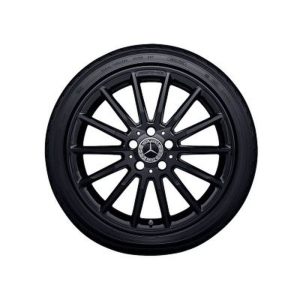 Jante AMG Mercedes Classe A W176 - 18 pouces - Noir - Multibranches