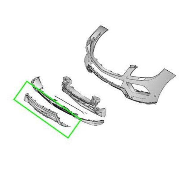 37948-large_default.jpg Habillage Pare-Chocs Chrome GLE W166 Mercedes-Benz