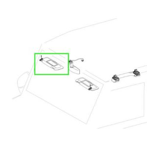 Pare-soleil DROIT PASSAGER Vito W447  Mercedes-Benz