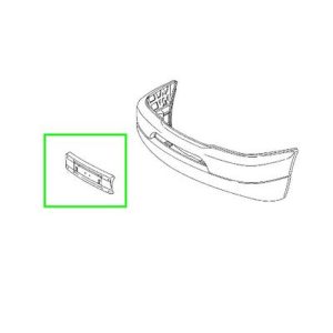 38236-large_default.jpg Support Plaque Mineralogique Immatriculation Avant ML W163 Mercedes-Benz