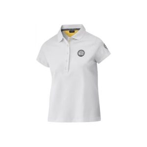 Polo Blanc blason AMG au niveau de la poitrine