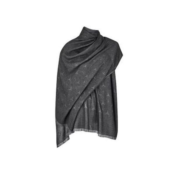 38464-large_default.jpg Grand Foulard gris foncé Mercedes-Benz