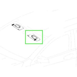 Pare-soleil GAUCHE CONDUCTEUR GLA W156 Mercedes-Benz
