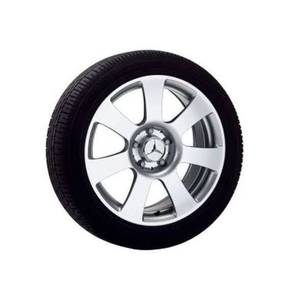 Jante Classe S W221 - 8 J x 17 pouces ET 43, argent titanes Mercedes-Benz