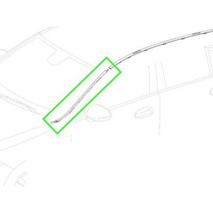 40979-large_default.jpg Joint Pare-Brise DEFLECTEUR D'EAU Gauche Conducteur Classe A W177 Mercedes-Benz
