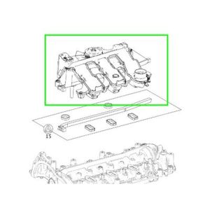 42016-large_default.jpg Cache Couvre de Culasse Classe C W205 Mercedes-Benz