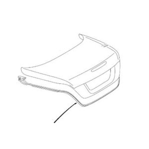 42040-large_default.jpg Joint de Coffre Hayon SLK W171 Mercedes-Benz