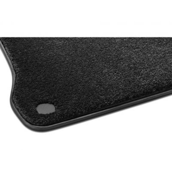 Tapis de sol en velours noir EXCLUSIV, Kit 3 pièces - EQS W296 - conducteur / passager