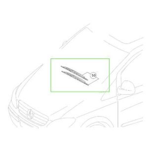 Balais essuie-glace Avant Vito W639 Mercedes-Benz