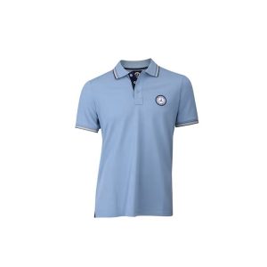 42913-large_default-1.jpg Polo Homme Bleu Vintage coton bio Mercedes-Benz