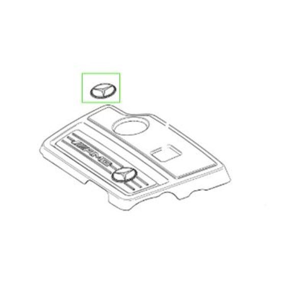 43201-large_default.jpg Etoile Cache Moteur Classe A W176 Mercedes-Benz