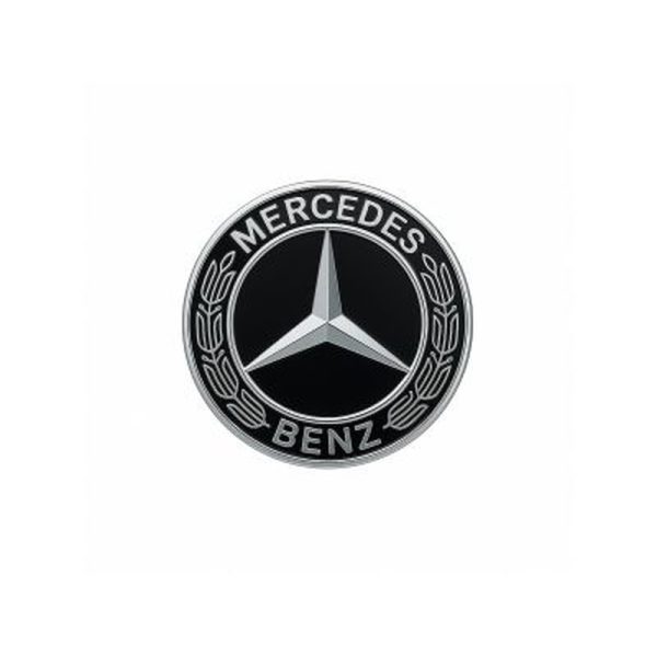 Insigne Étoile Emblème de capot - Noir - Classe A W177 Mercedes-Benz