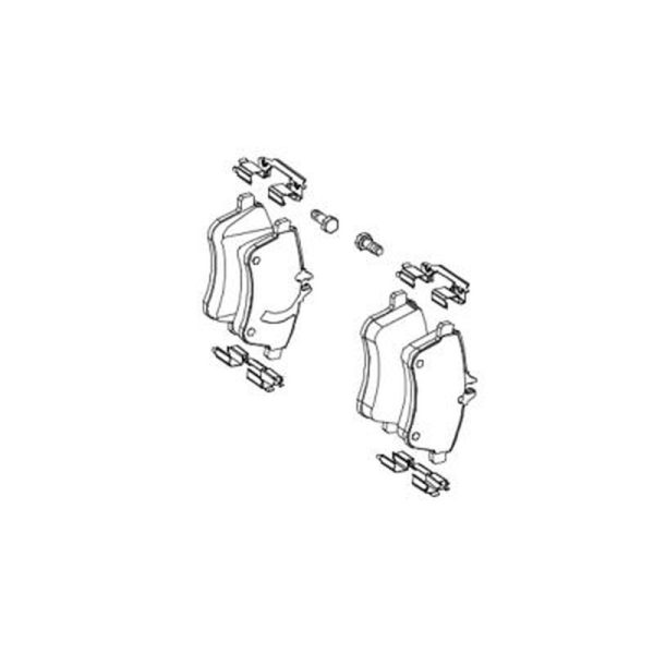 44027-large_default.jpg Plaquettes de Freins Avant Classe B W245 Mercedes-Benz