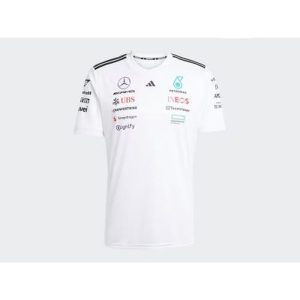 45661-large_default.jpg T-shirt Blanc Adidas pilote F1 MERCEDES-AMG PETRONAS saison 2025