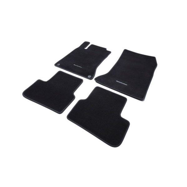 Jeu 4 Tapis Velours Noir Classe B W245