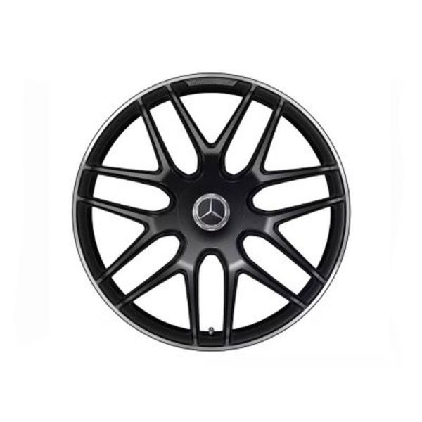 Jante AMG Mercedes 22 pouces GLE W167- Essieu Avant - 10 J x 22 ET 55, noir mat